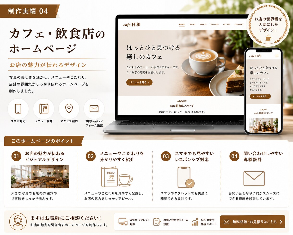 信頼につながるホームページ制作をします 開業・中小企業向けに丸投げ対応します イメージ6