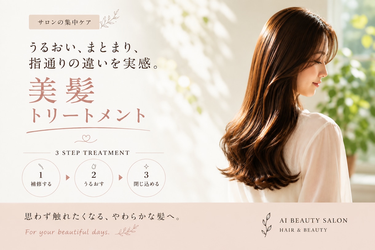 美容室向けSNS広告を制作します 美容師の現場目線で伝わるデザインを制作 イメージ2