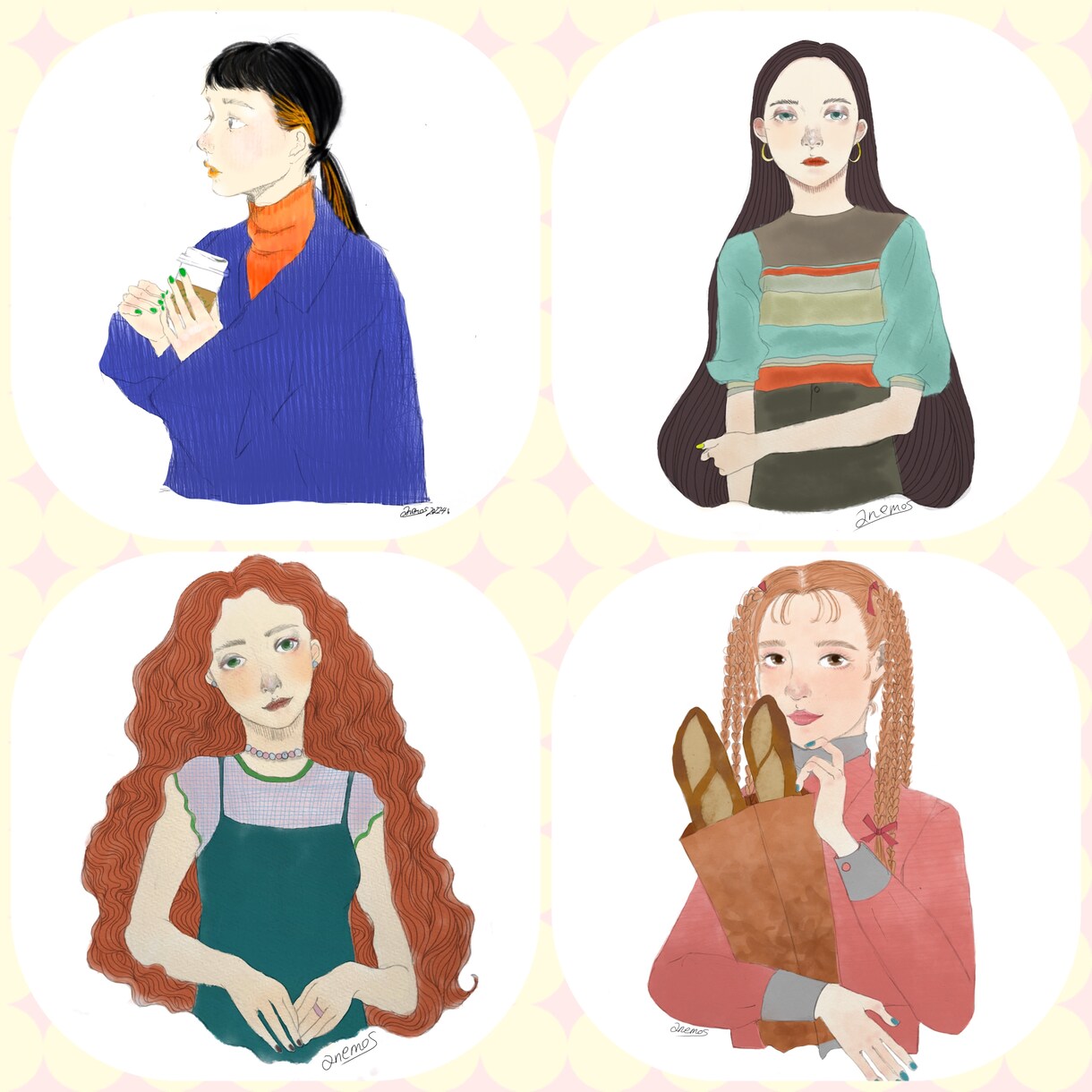 オシャレであなただけの素敵なイラスト描きます SNS、ブログ、挿絵など用途に合わせたオリジナルイラスト イメージ9