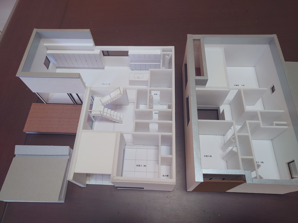 新築住宅の竣工記念などに建築模型を製作しています ご要望のサイズに製作しますのでインテリアなどにご利用ください イメージ2