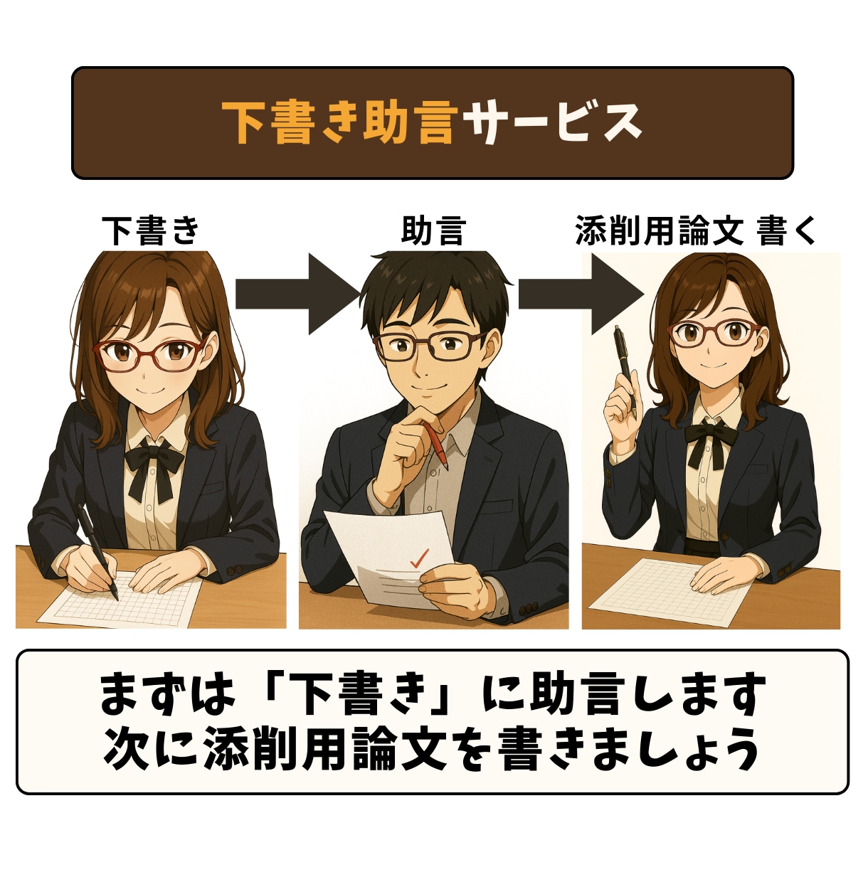 IPA情報処理技術者試験・午後Ⅱ論文を添削します 早割中！相談無料、ITストラテジストなど５区分対応 イメージ3