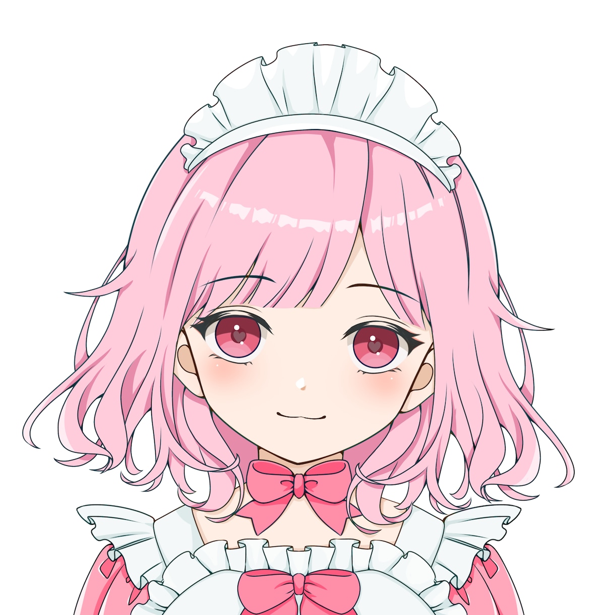 商用無料！格安でかわいい女の子アイコン描きます ラフなし背景なしだから手軽で安い！ イメージ9