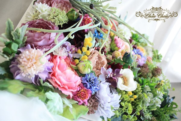 特別なフレームフラワーを作ります オリジナデザインのお花に刻印もお入れします。ウェルカムボード イメージ8