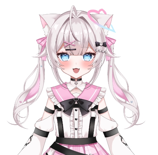 可愛いVTuberの立ち絵を制作いたします 可愛い女の子のLive2D用パーツ分け立ち絵 イメージ1
