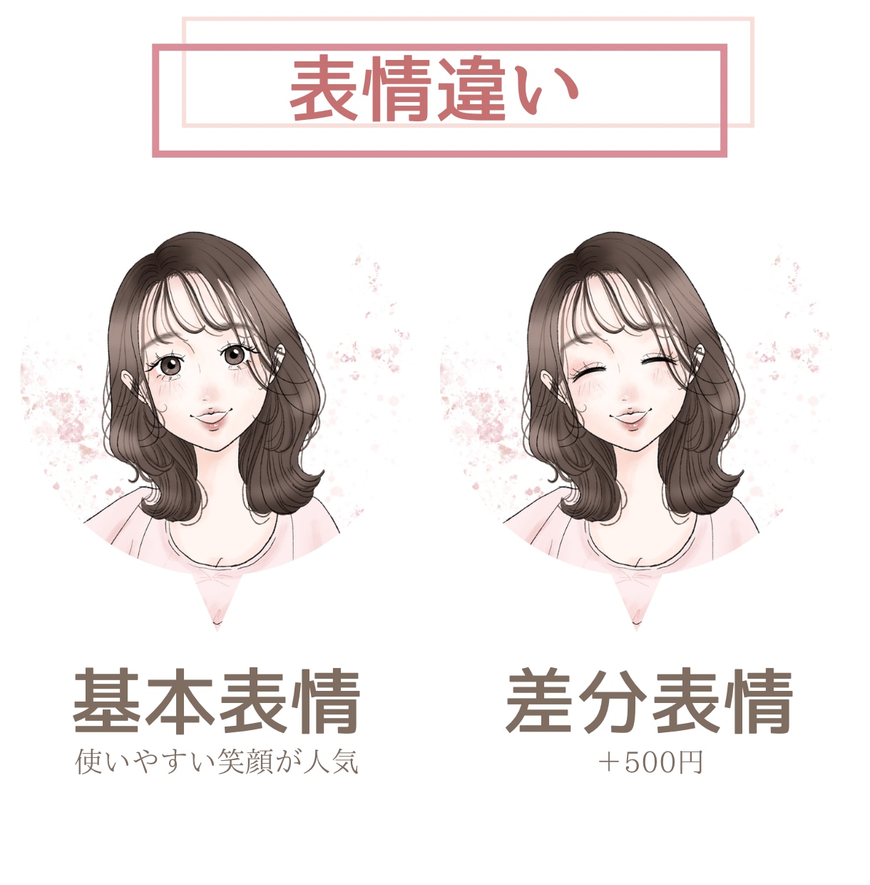 水彩風がふんわり優しいお洒落なアイコン描きます 可愛くこだわりを詰め込んで♡女性らしい仕草が得意 イメージ6