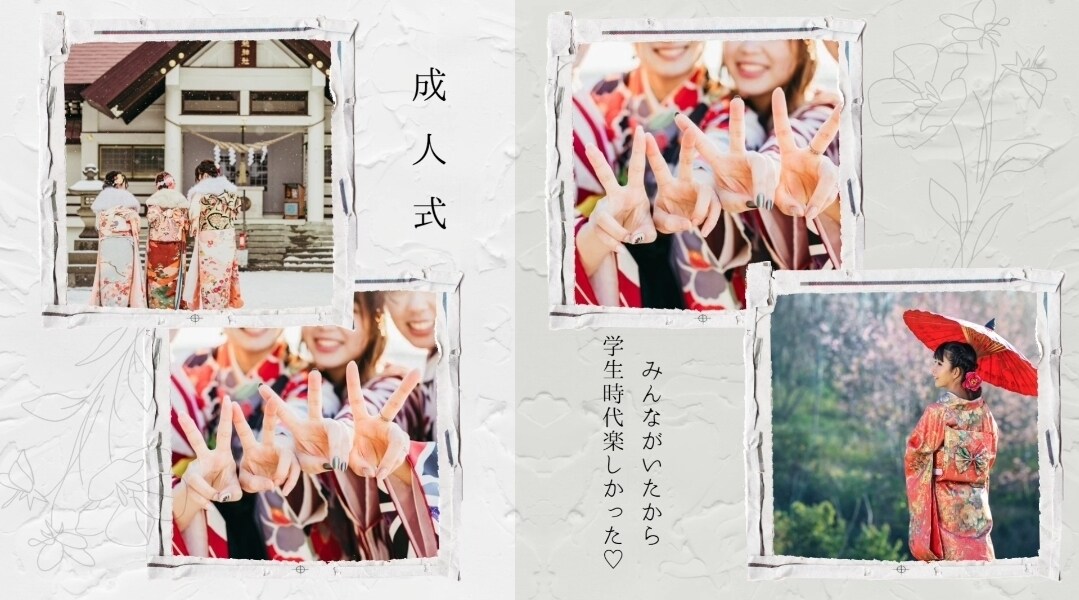 会場の人の記憶に残る感動的な動画を制作しています お写真52枚～94枚まで☆写真たくさん使いたい方にオススメ♡ イメージ6