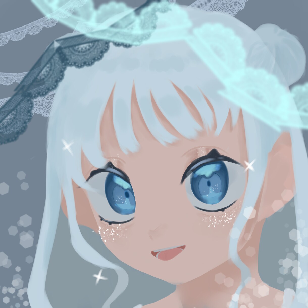 ふわふわした可愛らしい雰囲気のアイコン描きます ✤3枚目のイラストで依頼の場合出来上がり速度が少し早まります イメージ1