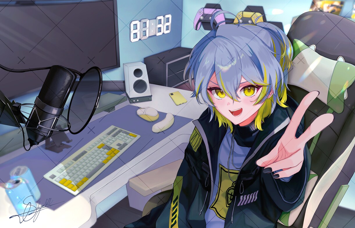 一枚絵・歌ってみた用・立ち絵等お描きします 丁寧なヒアリングで活動のお手伝いをします！ イメージ4
