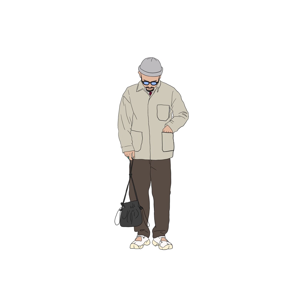 似顔絵や挿し絵のイラストなどいろいろ描きます ポップな似顔絵や挿絵やアイコンのイラスト描きます イメージ3