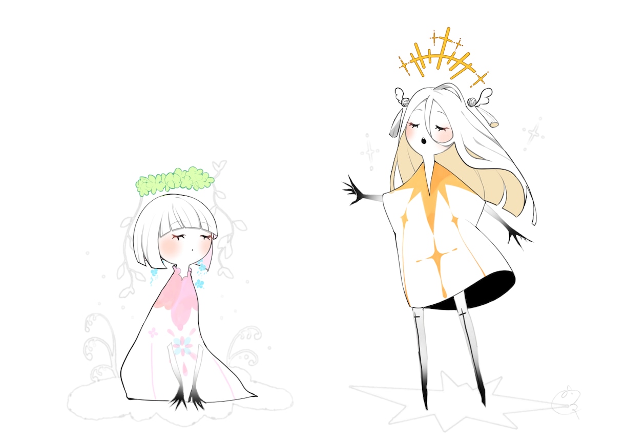 可愛い３頭身キャラ、ミニキャラ描きます アイコンやwebサイトなどに是非ご使用ください！ イメージ2