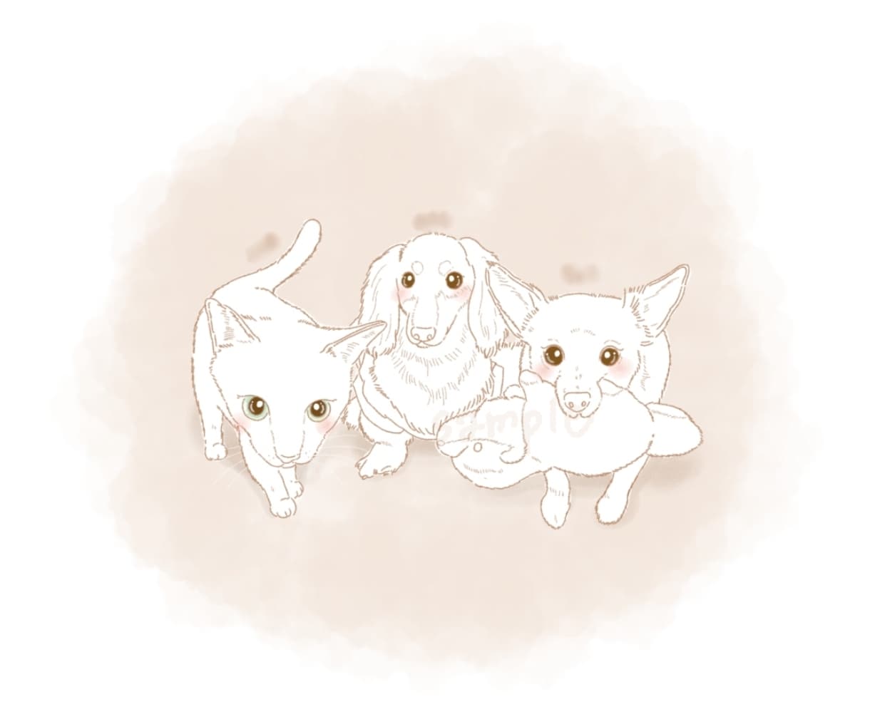お写真から線画で似顔絵をお描きします 24時間以内にお返事致します◎ イメージ9
