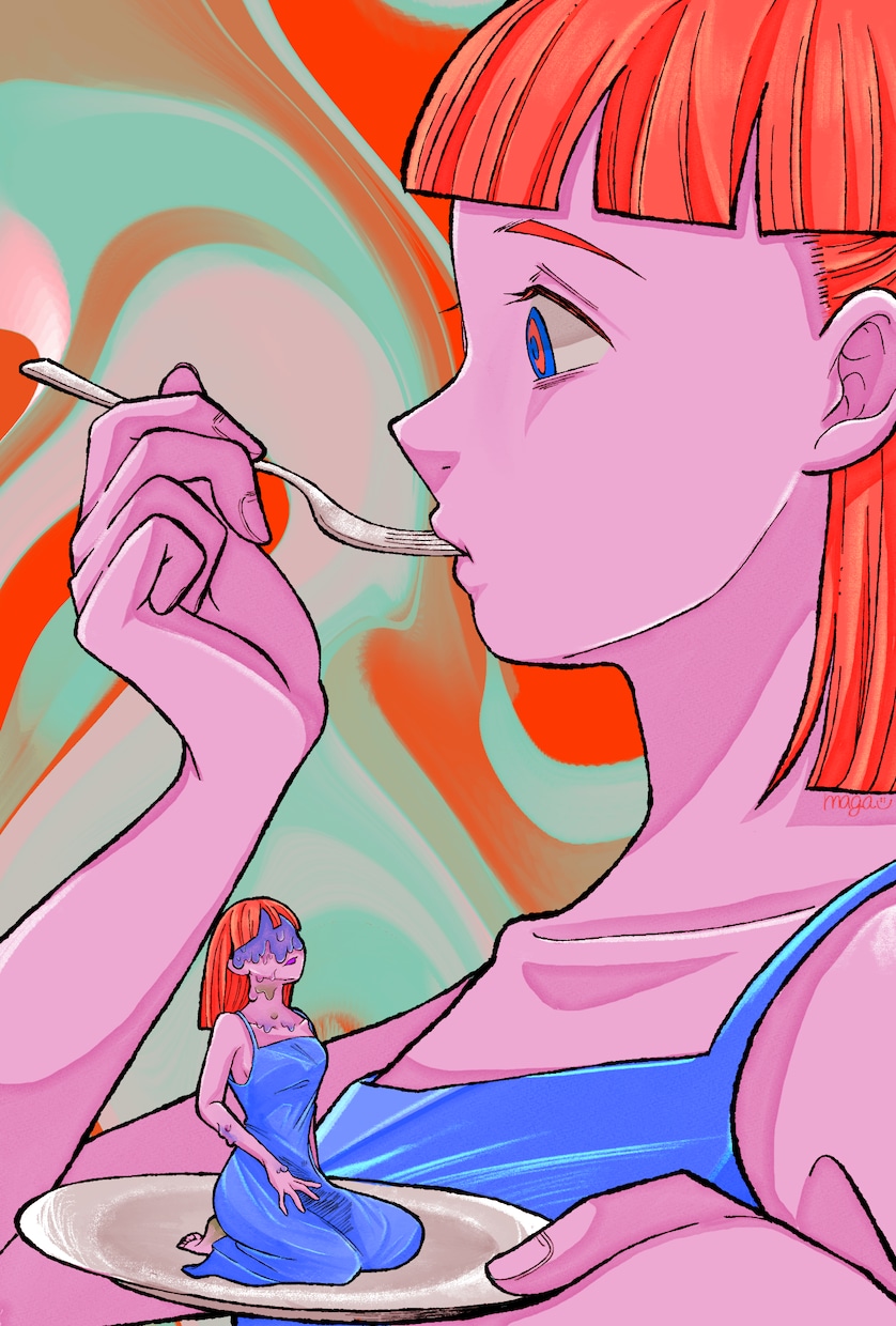 MVイラストやアイコンなどオリジナルの絵を描きます 可愛い系、カッコイイ系、不気味系など色々な絵柄で描きます。 イメージ4
