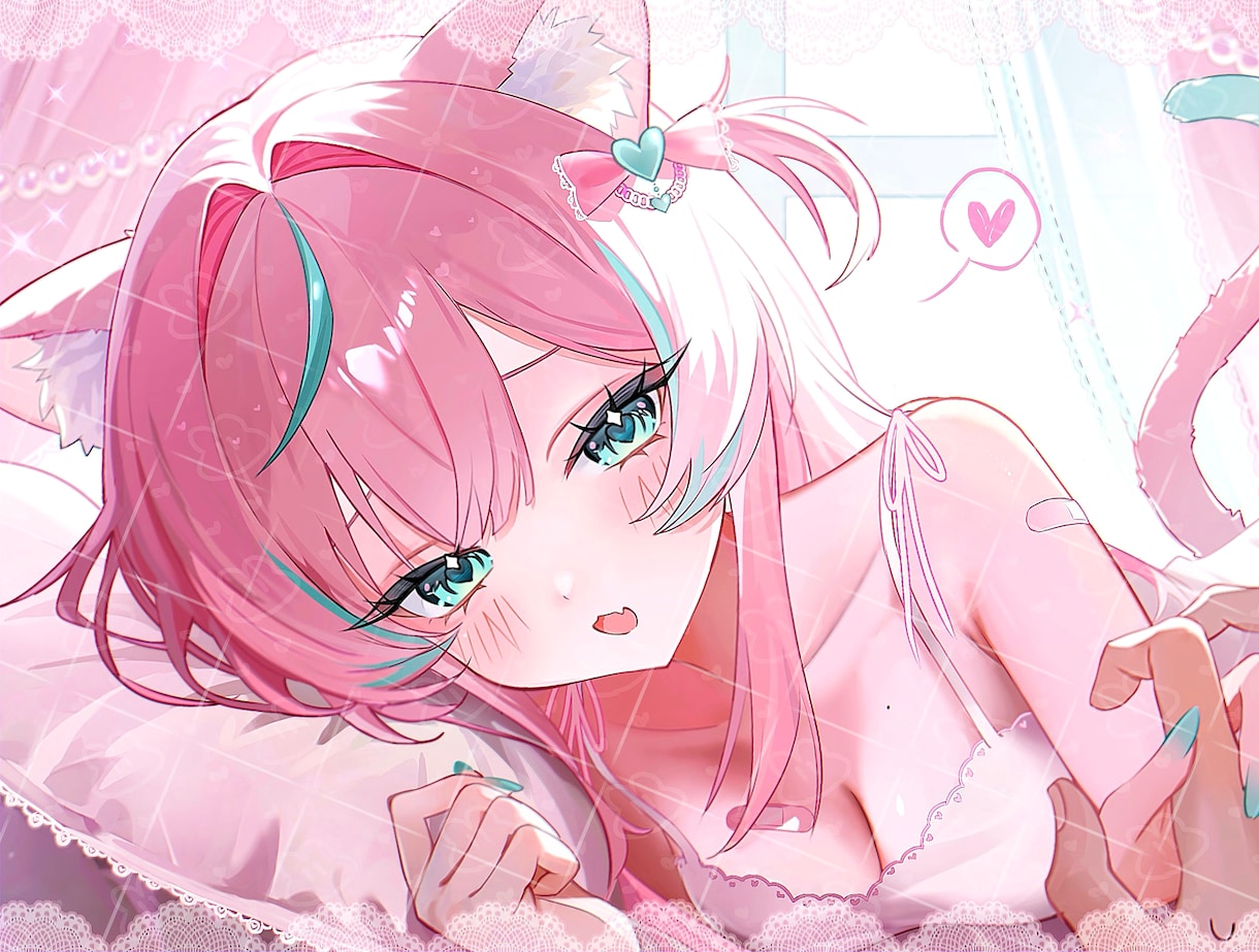 商用利用無料‎✧めろ可愛いイラスト描きます 高品質＆スピード納品！丁寧なヒアリングで理想をお届け♩ イメージ2