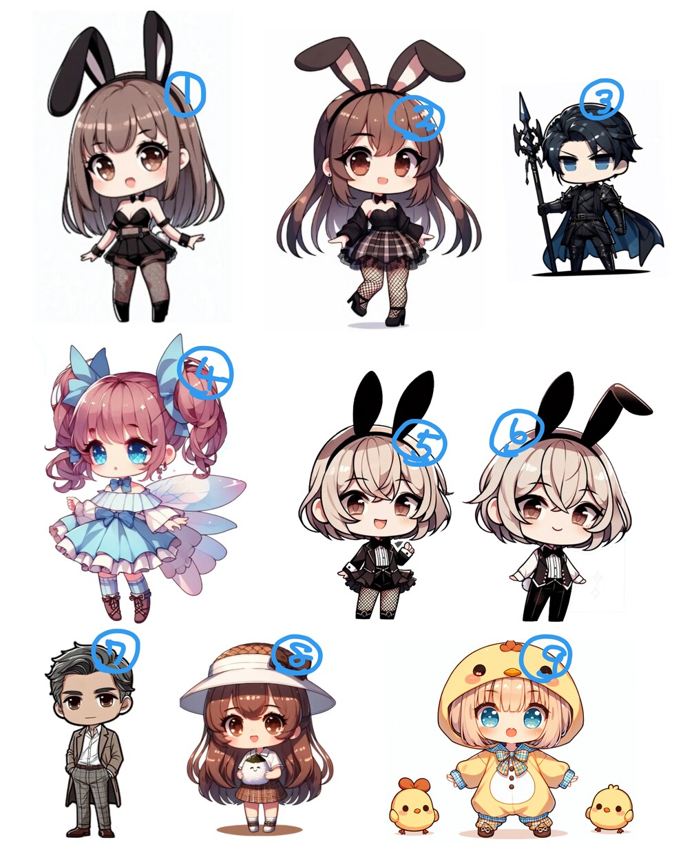 ただいまタイムセール中可愛いアイコン描きます 【商標利用可】Vチューバーさんライバーさんから大人気❤ イメージ9