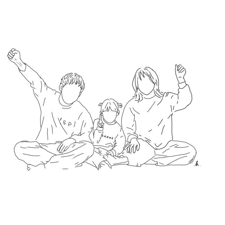50人限定価格実施中！韓国風イラスト描きます プレゼントに最適！家族・カップル・子供・SNSアイコンにも イメージ1