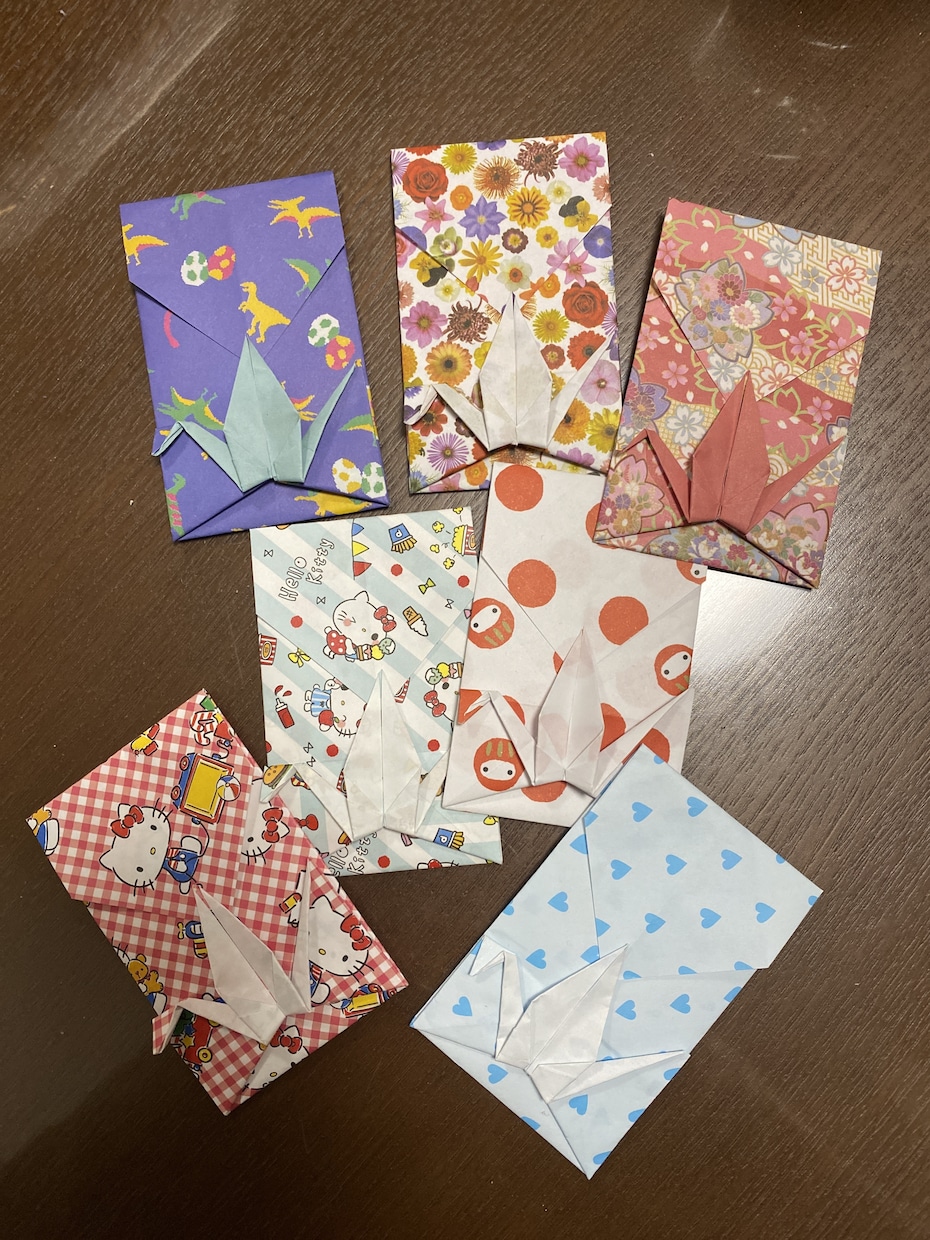 折り紙で鶴やメダルやポチ袋やラッキースター作ります 時間のない方に少しでも楽をしてもらうため頑張ります！ イメージ6