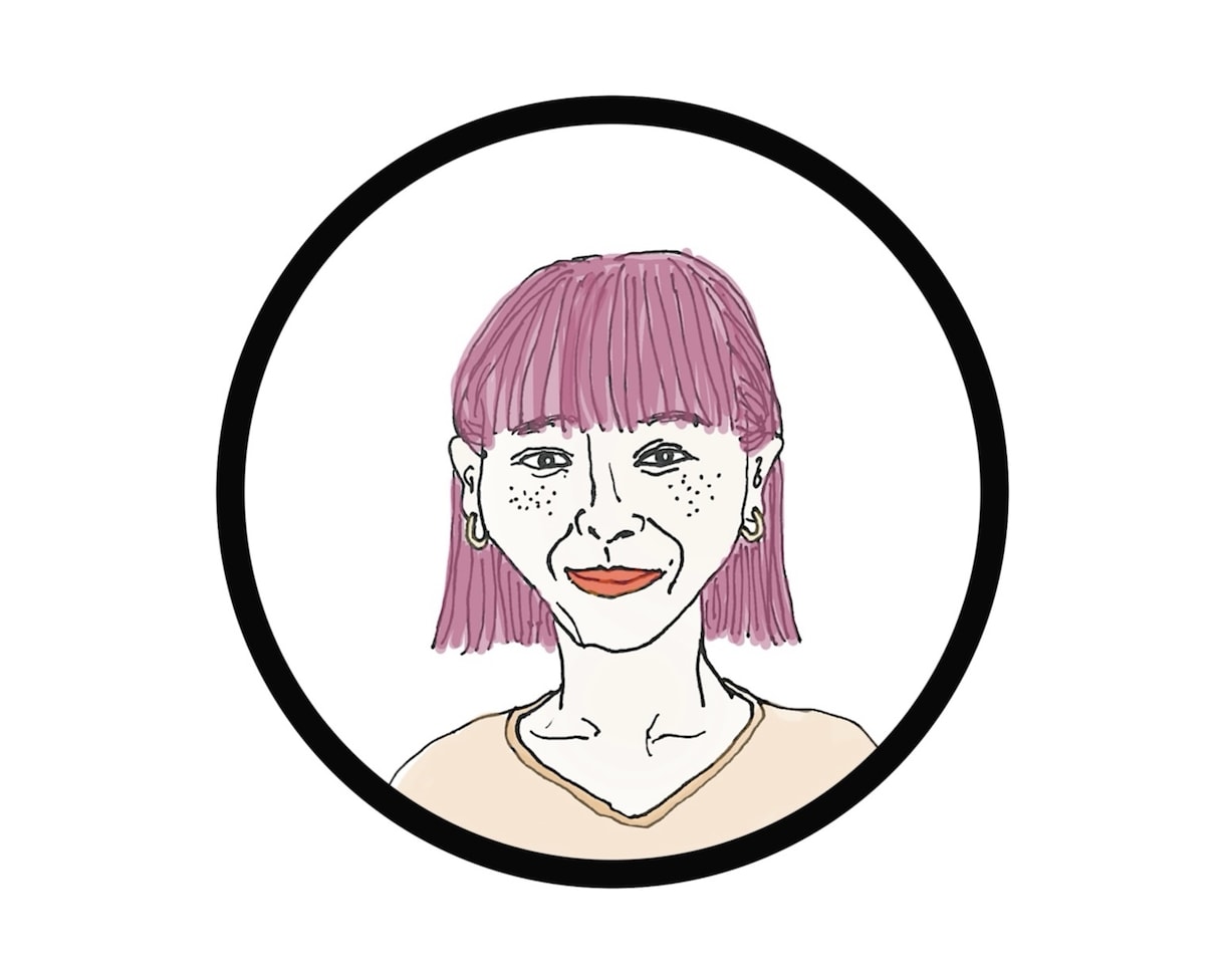 お写真をもとに、女性のアイコンお書きします ポップでキュートなタッチでお描きします。 イメージ2