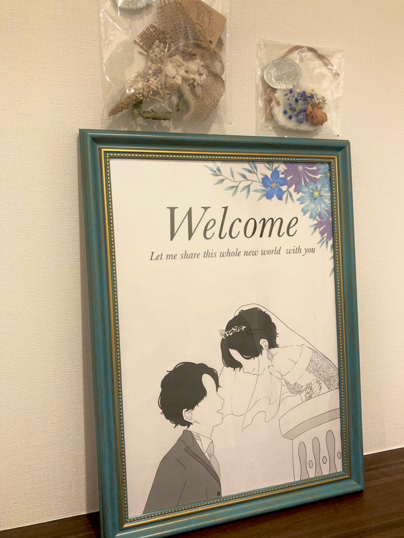 シンプルなウェルカムボード作成します お二人の結婚式をシンプルな雰囲気で彩ります！ イメージ7