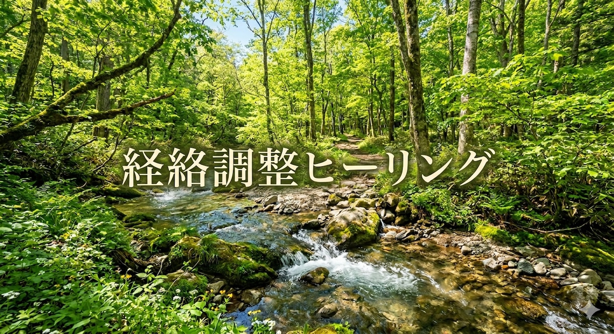 気功整体で経絡を整えます エネルギーの通り道の経絡に気を巡らし活力をアップしましょう イメージ1