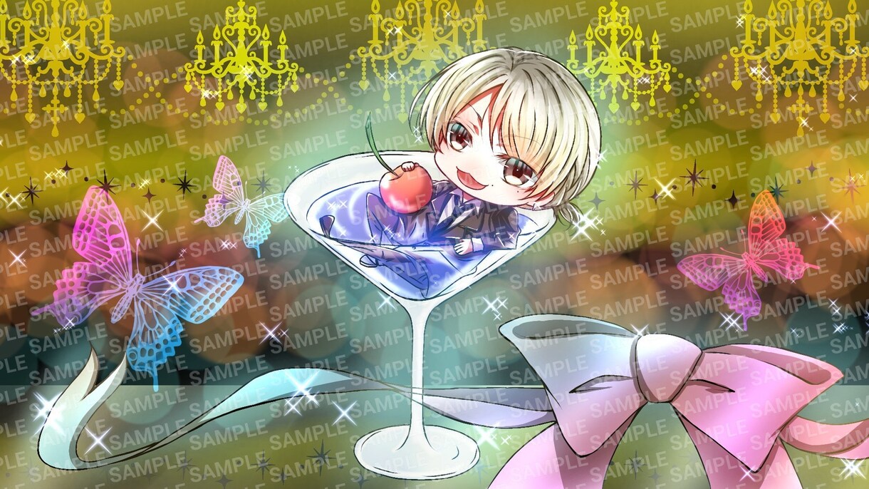 アイコン、動画用などのちびキャラ描きます かわいいあなたのキャラで色々な用途にいかがですか イメージ9