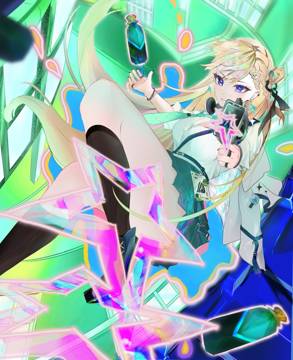 商用OK キラキラしたイラストを描きます アイコン、立ち絵、サムネ、動画内イラスト等描きます イメージ5