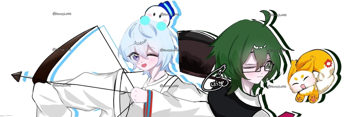 あなたが気に入るような1枚絵を全身全霊で描きます 何度でも修正可、納品期間は長いですがその分素敵に仕上げます。 イメージ4