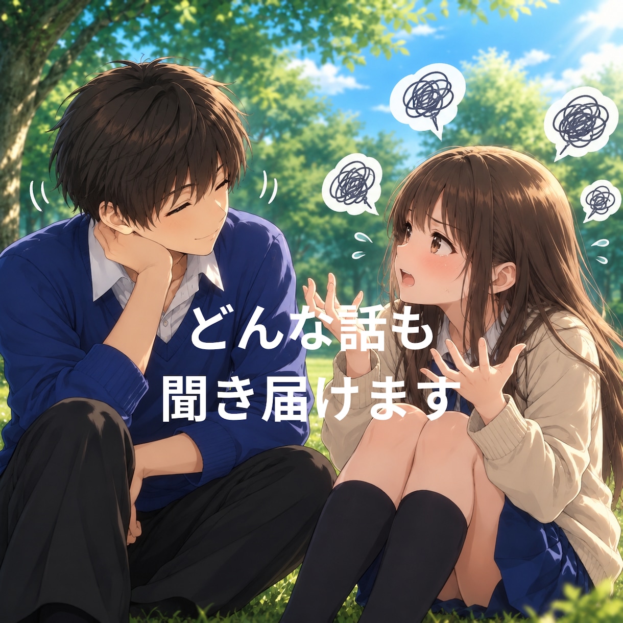 あらゆる悩み、相談、愚痴などを受け入れます 雑談、愚痴、秘密等に付き合い、寄り添い イメージ1