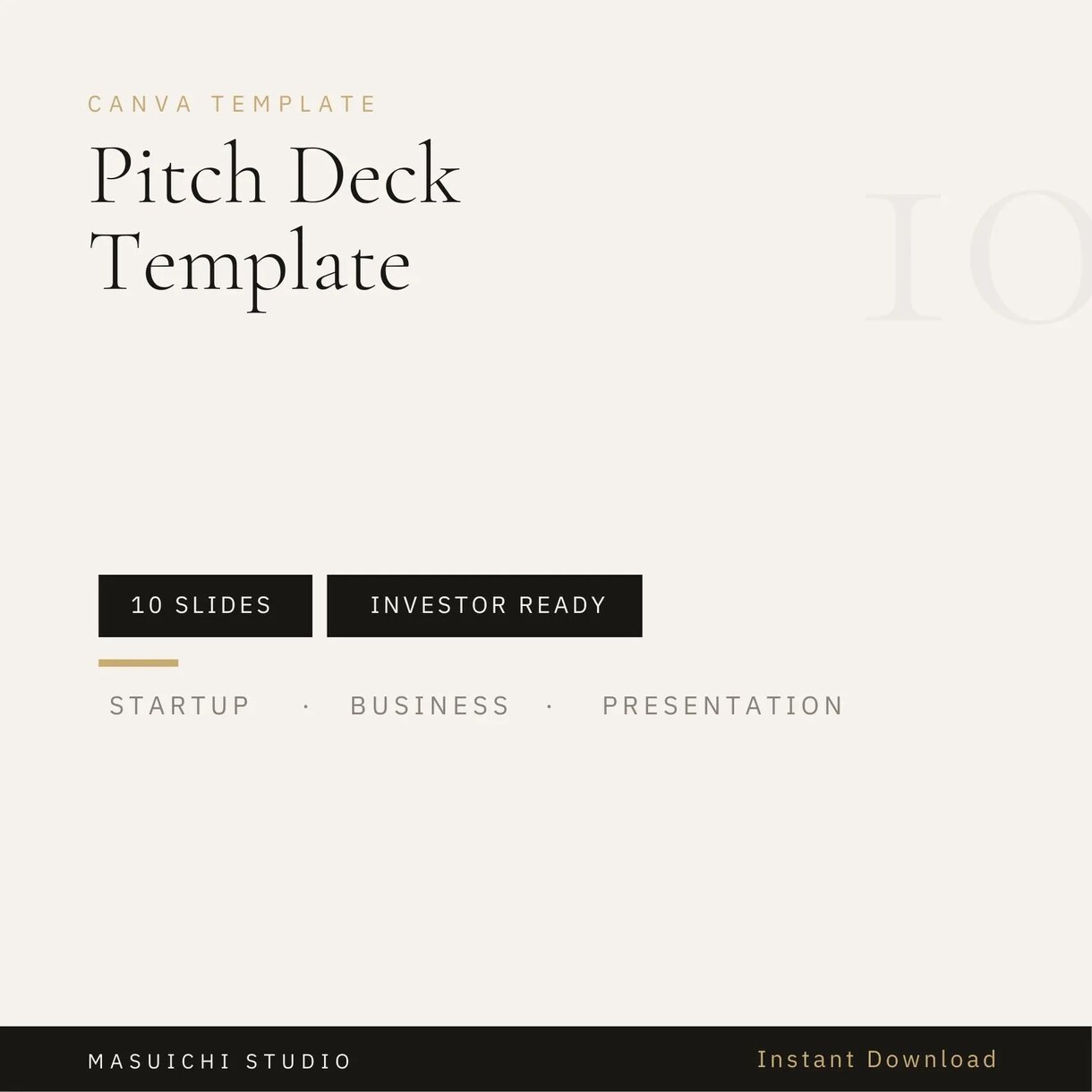 英語ピッチデック制作しますます 海外投資家・パートナー向けJapandiデザイン イメージ1