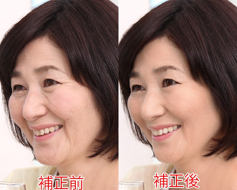 写真に写った顔の肌を綺麗にします 大切な写真をきれいに残しましょう イメージ2