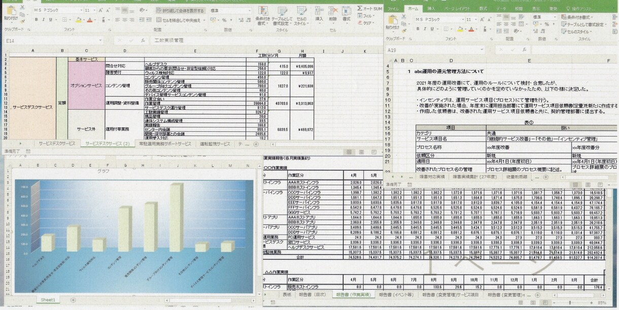 エクセル(Excel)作業全般 お手伝いします データ入力からマクロ（VBA）作成まで対応します。 イメージ2