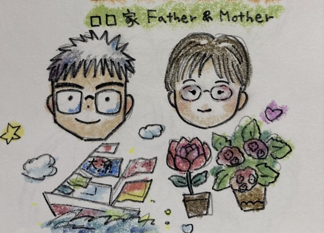 クレヨンでほんわかできる似顔絵アイコン描きます 似てないけど低価格で似顔絵やアイコンを描かせてください！ イメージ3