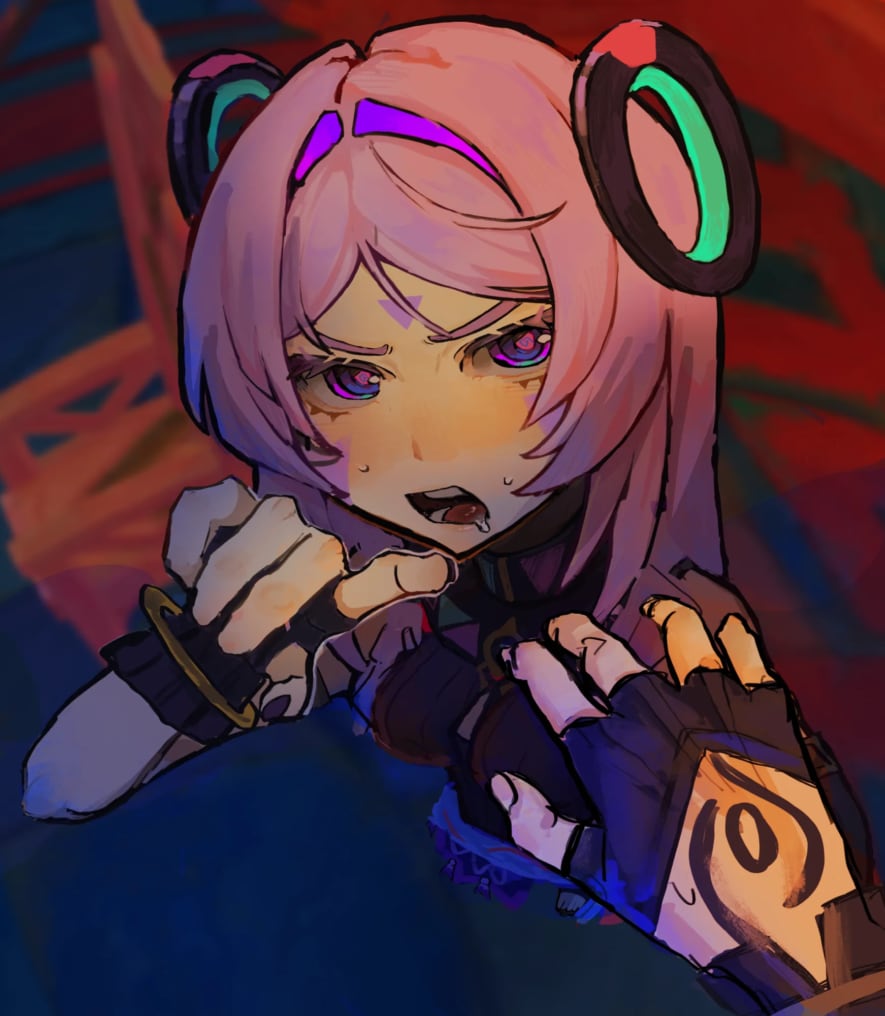 視線泥棒♡ダークで可愛いイラストお描きします 観賞用/アイコン/動画素材/サムネイル/MVイラスト/対応◎ イメージ2