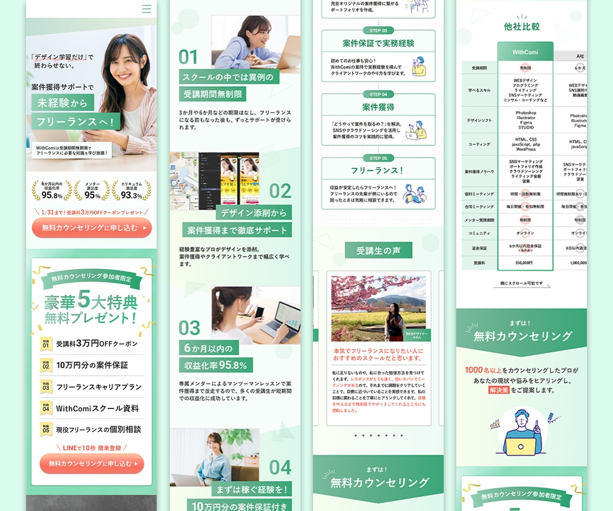 丁寧な対応でHP・LPコーディングします HTML/CSS・WordPress・Studio構築 イメージ7