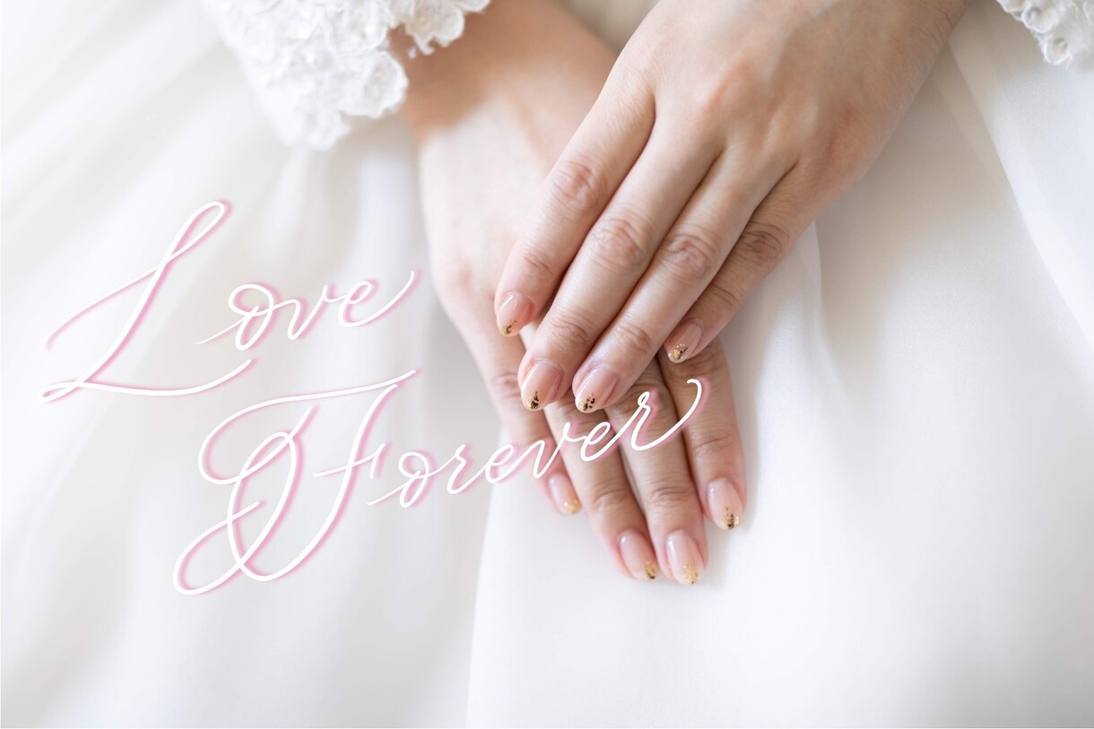 お好きな言葉を写真に書きます ♡結婚式など♡モダンカリグラフィーで写真に文字を書きます♡ イメージ3