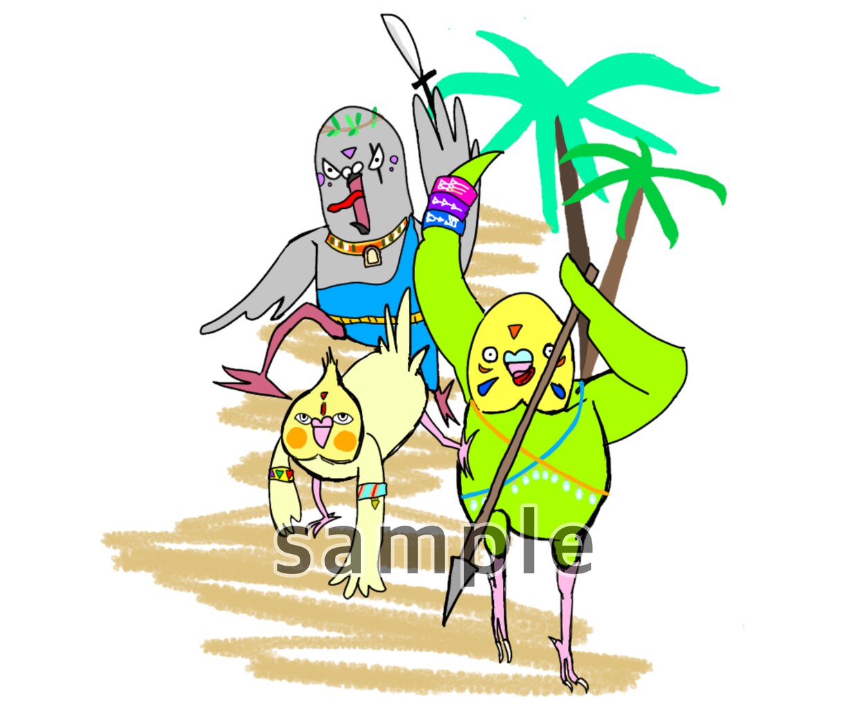 動物イラスト描きます 地雷系、サイバー、スチームパンク、ロボ、ゆるい系描きます。 イメージ6
