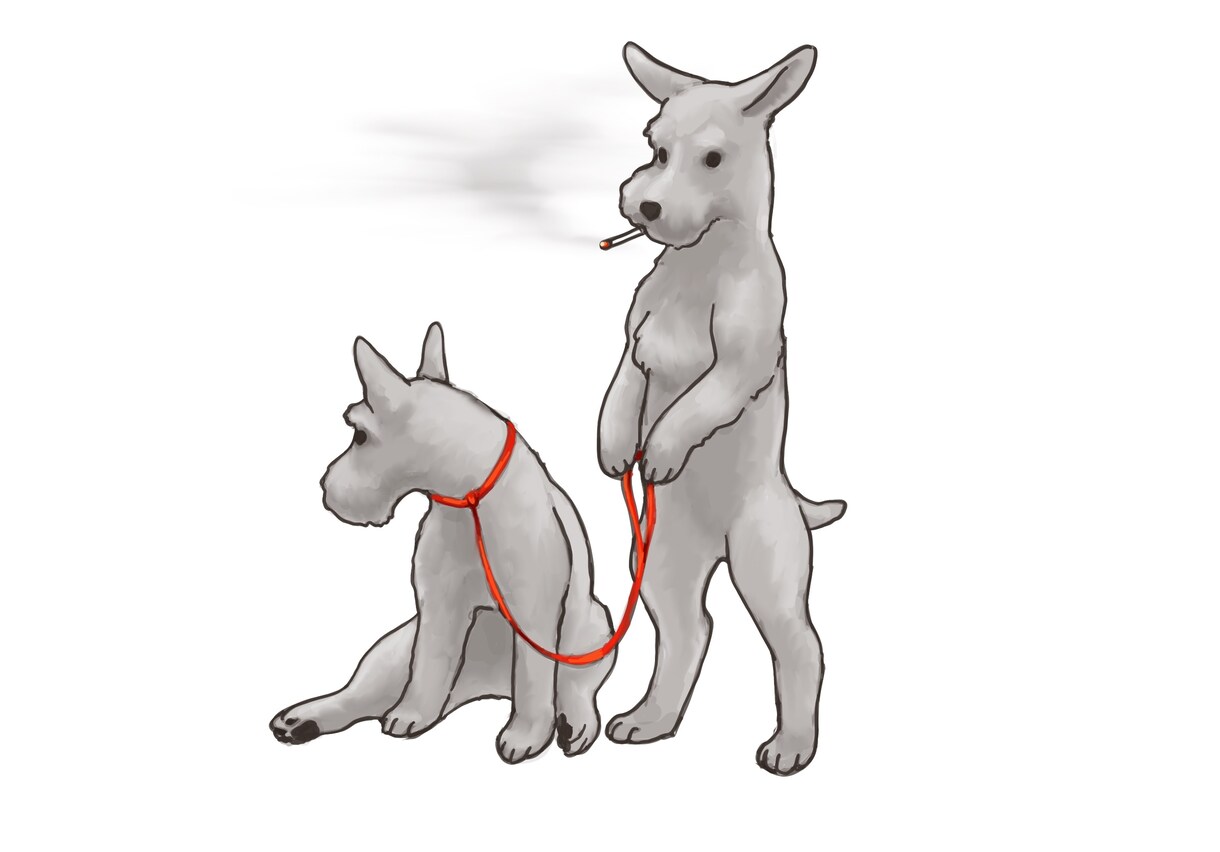 ペットやお気に入りの動物のイラスト制作いたします ブログやWebサイトの挿絵に是非！（商用利用可） イメージ7