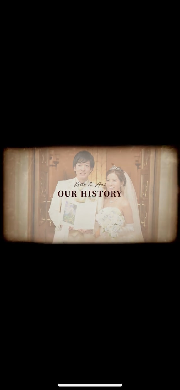 結婚式【フィルム風】プロフィールムービー制作します オープニングムービーとセットで15000円！ISUM対応！ イメージ4