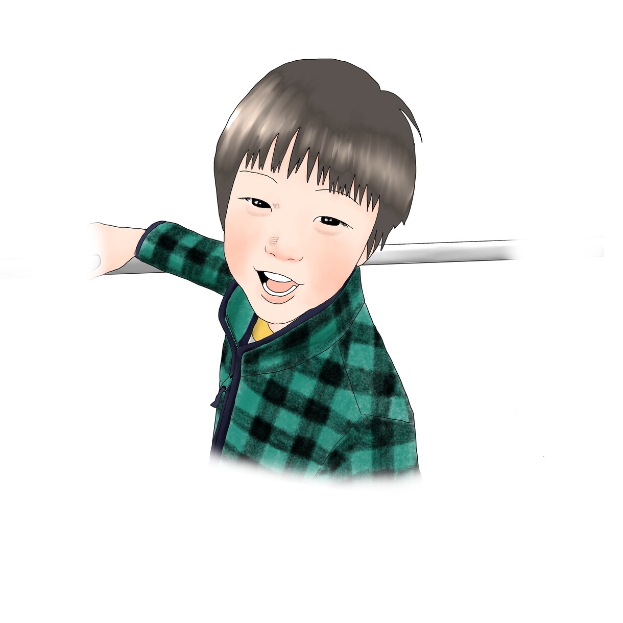 お写真からシンプルで優しい似顔絵をお描きします ご家族やペットの思い出を。プレゼントやウェルカムボードにも イメージ8