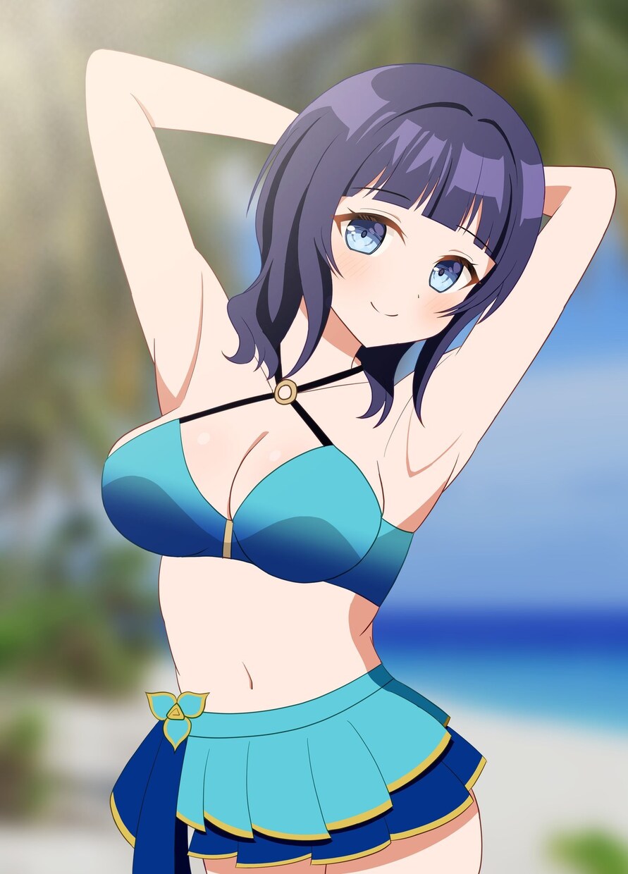 二次元好きさん必見！アニメ塗りの女キャラを描きます SNSのアイコンに使えるようなイラストを描きます！ イメージ9