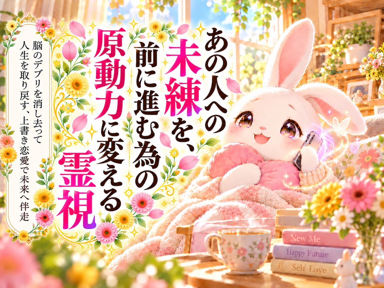 恋愛超回復、霊視運命鑑定～未練滅人生を取り戻します 深い霊視による上書き伴走で元恋人、音信不通、片思いもリセット イメージ4