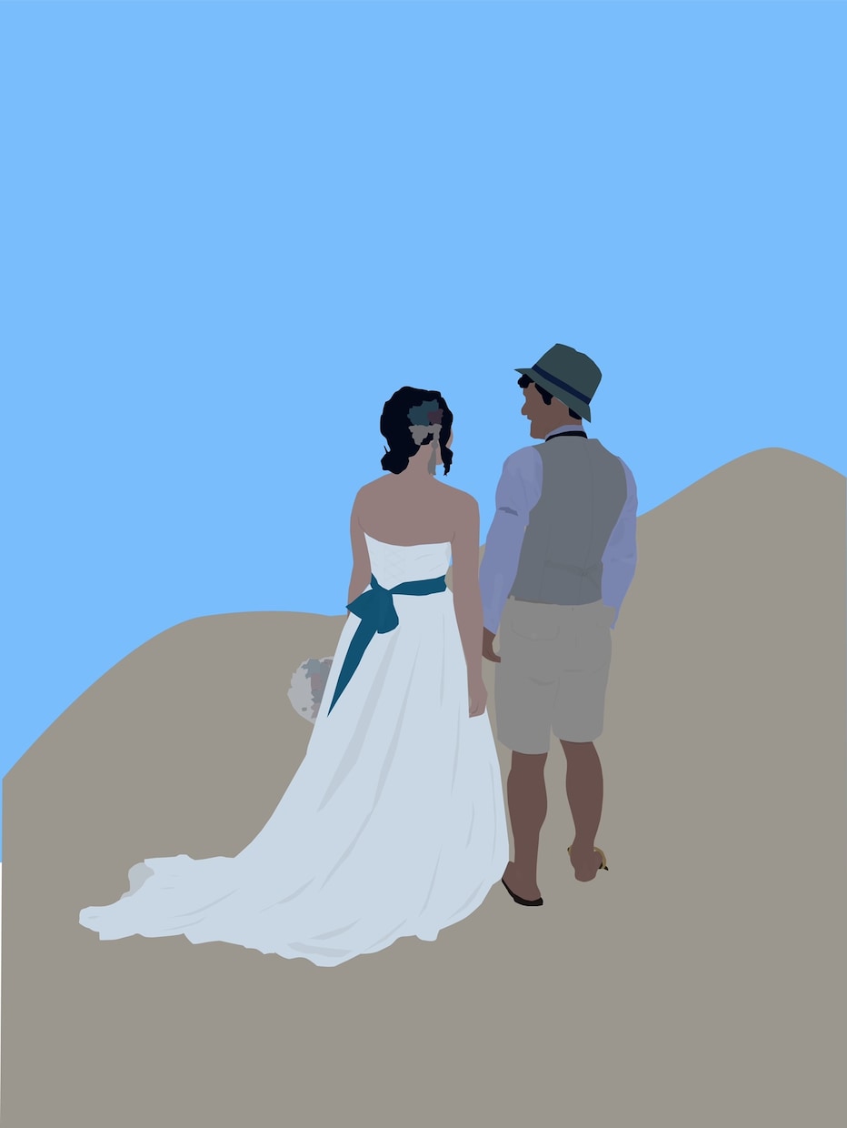 お洒落なアイコン(2名) をつくります お好きな写真をFlat design(フラットデザイン)に！ イメージ4