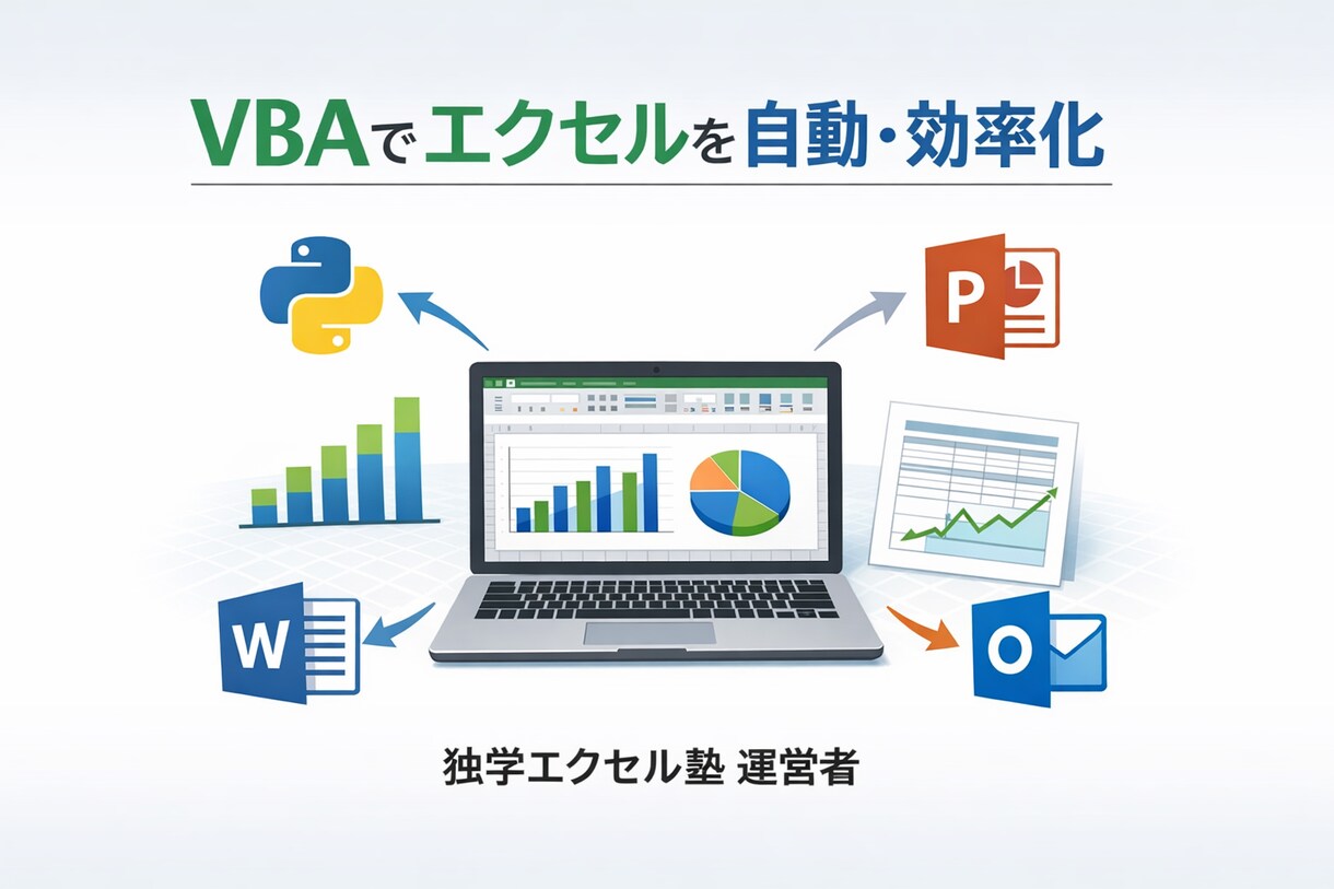 サイト運営者！マクロVBAで業務効率化します Excel業務を自動化し作業時間を大幅削減します！ イメージ1
