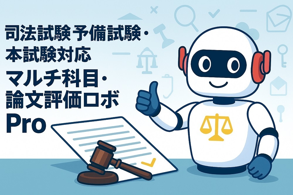 ダメ答案を合格答案へ導くAI評価Proます もう独学で迷わない。“どこが悪いか”をAIが具体的に指摘。 イメージ1