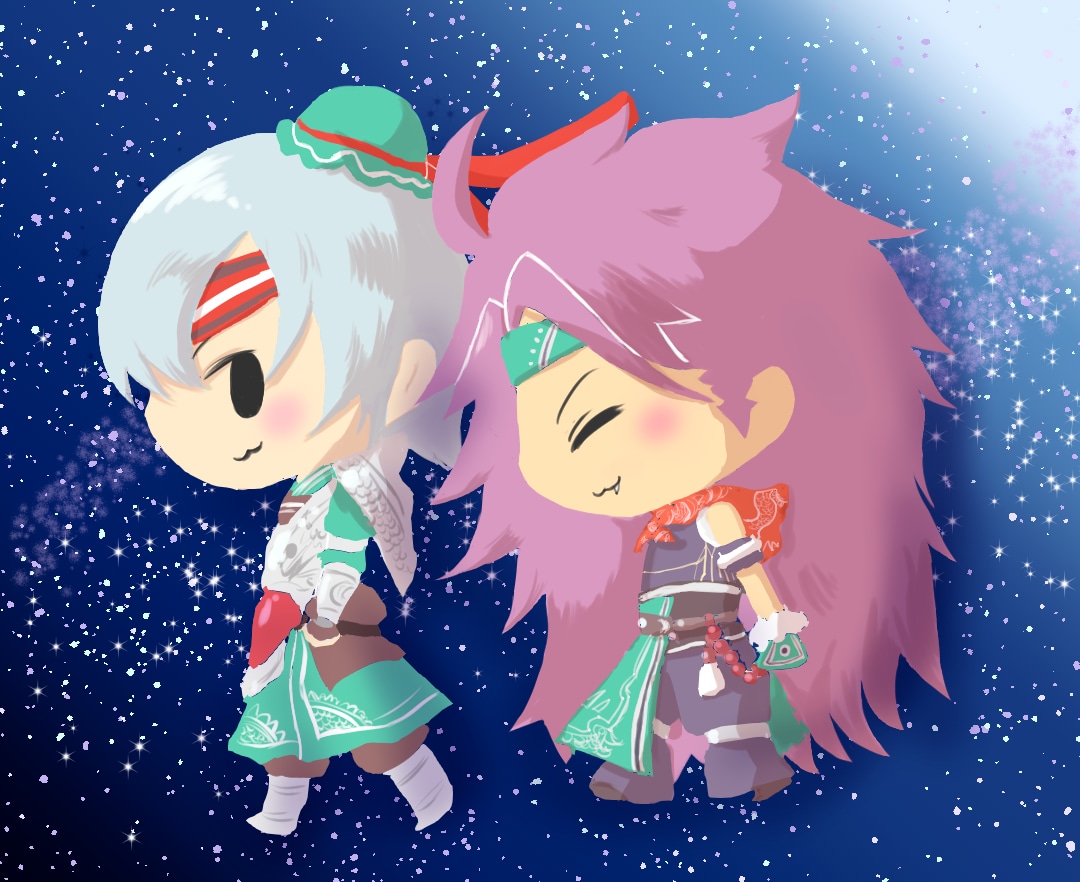 主線のないデフォルメ（SD）キャラクター描きます 絵本のようなタッチのデフォルメキャラクターを描きます イメージ1