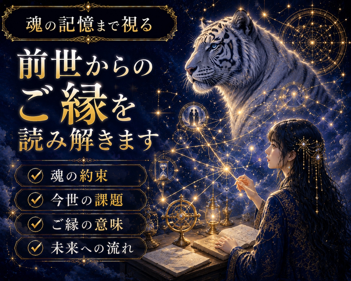 魂の縁と前世からの繋がりを深く霊視します なぜこの人なのか。ご縁の始まりから紐解きます イメージ3