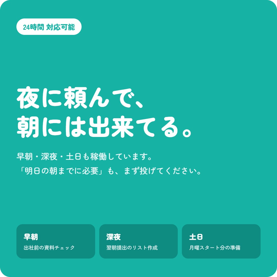 オンライン秘書として事務・Web作業を代行します 24時間受付・事務からWeb更新まで幅広く丁寧に対応 イメージ6