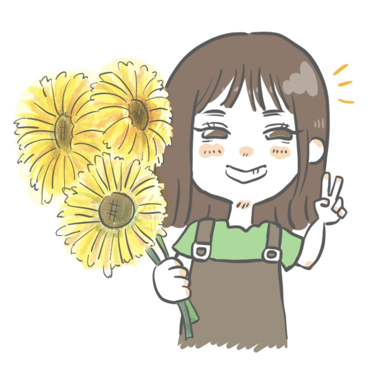 ゆるめなイラスト・似顔絵お描きします SNSのアイコンやウェディングイベントなどにご利用ください！ イメージ4