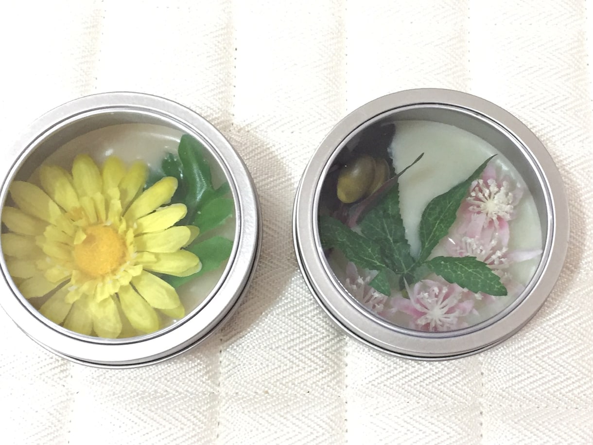 オリジナルのアロマワックス缶を作成します デザインから香りまで完全オーダーメイド！ イメージ2