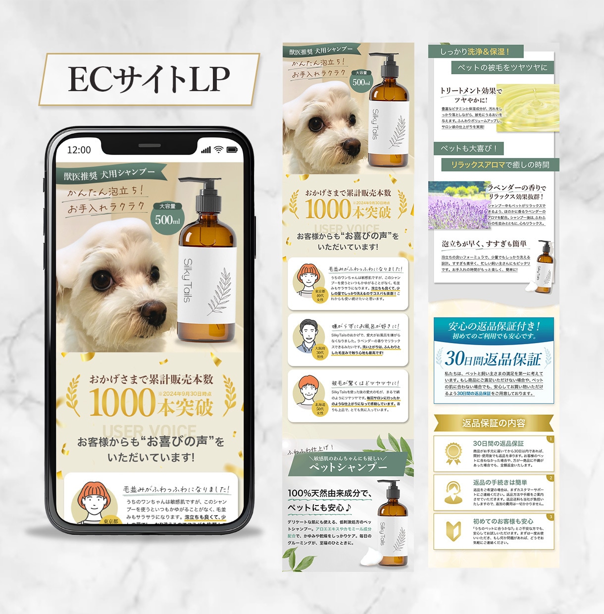 目を惹くデザインで集客UPをサポートいたします 「低価格」で「高品質」のLPを制作いたします。 イメージ7