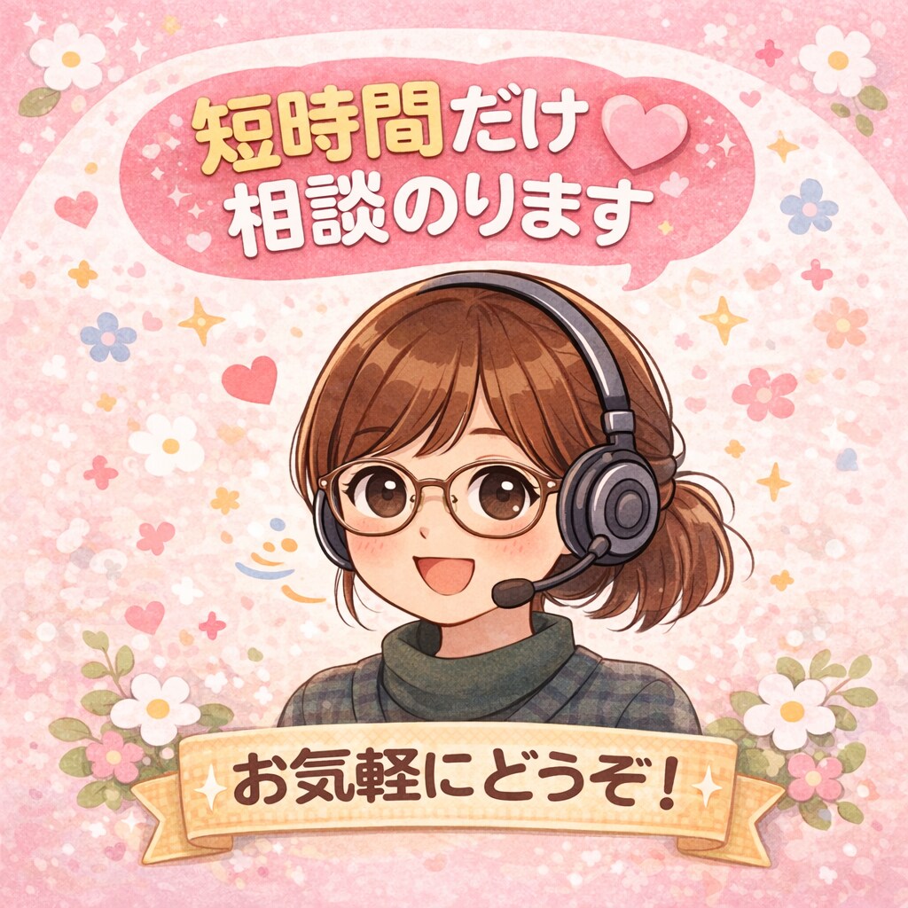 お試しOK＊短時間でもお待ちしてます 心が疲れた時、話を聞いてほしい時… イメージ1